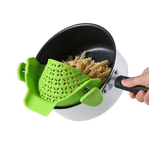 Clevara™ Silikon Abgieß-Stopper – Smartes Küchen-Gadget gegen Spritzer & Chaos